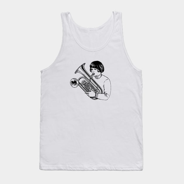 Euphonium Tank Top by linesdesigns